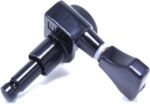 6GLO Grip-Lock Locking Guitar Tuning Machines 3+3 Black - Image 5