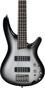Standard SR305E 5-string Bass Guitar - Metallic Silver Sunburst - Image 2