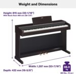 Arius Series 88-Key Weighted Action Upright Digital Piano - Image 3