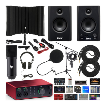 Scarlett 4i4 4x4 USB Audio Interface Full Studio Bundle